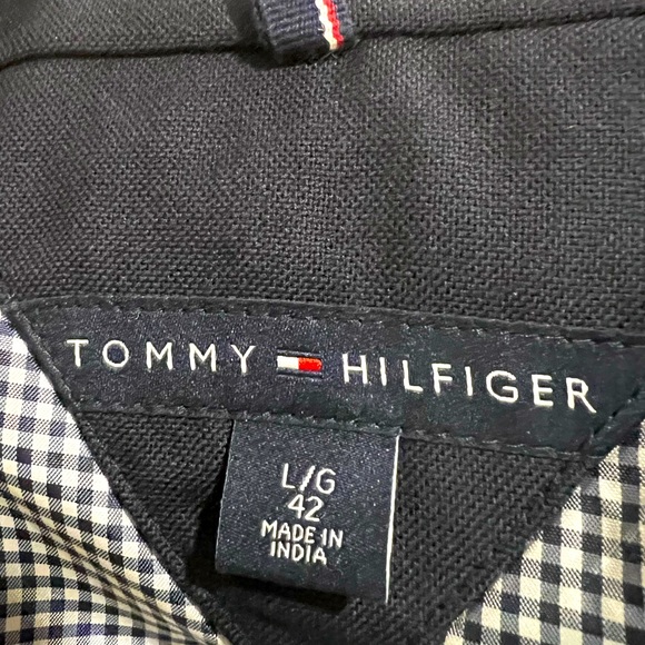 TOMMY HILFIGER SPECIAL EDITION SPORT COAT BLAZER JACKET BLUE MEN 42L - Picture 10 of 10
